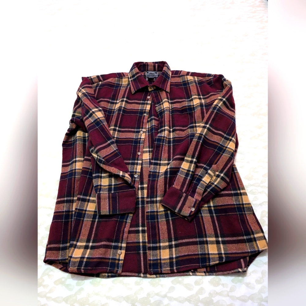 Men's national outfitters flannel button down